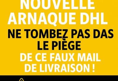 faux mails dhl spam