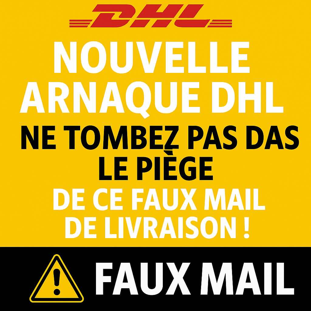 faux mails dhl spam