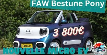 faw bestune pony ,nouvelle micro ev à partir de 3 800 €