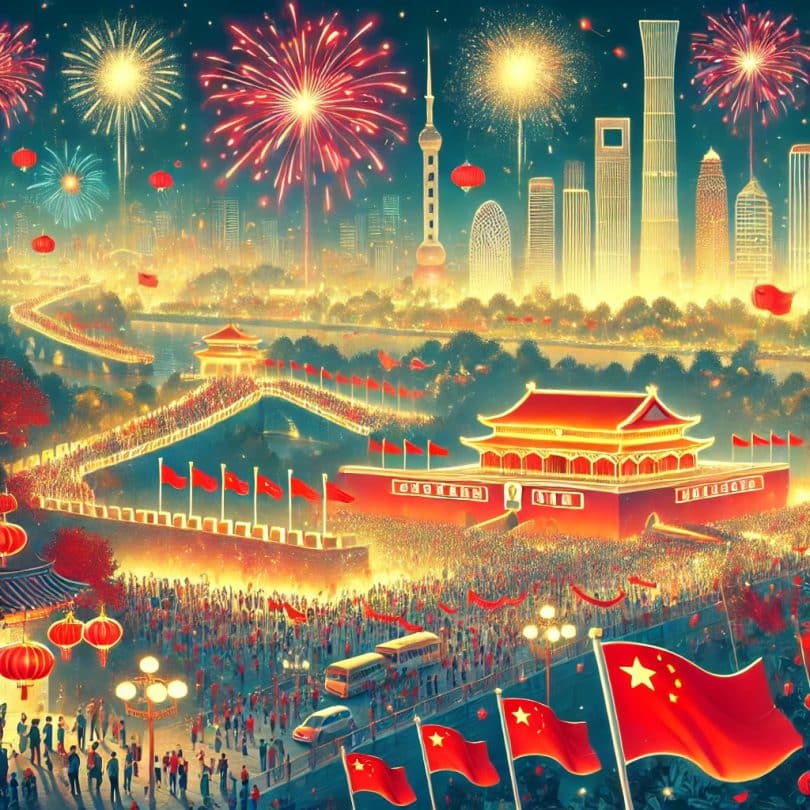 fête nationale chinoise que se passe t il du 1er au 7 octobre 2024 en chine ?