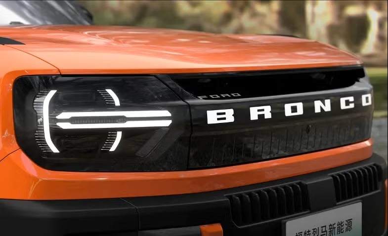 ford bronco ev calandre