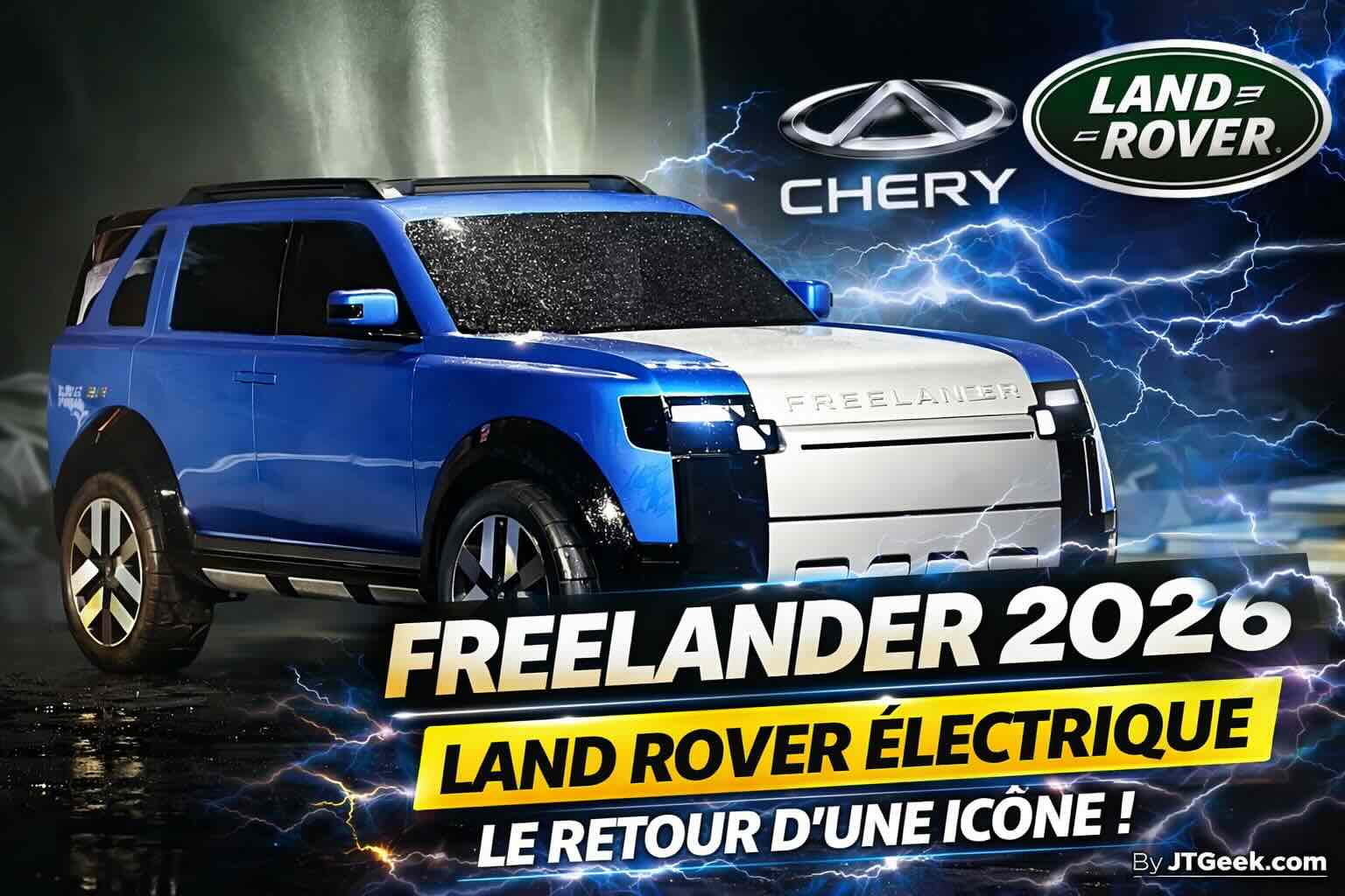 freelander 2026 le retour de l'icône land rover en version électrique grâce au génie technologique de chery