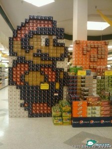 Mario Bros canettes soda