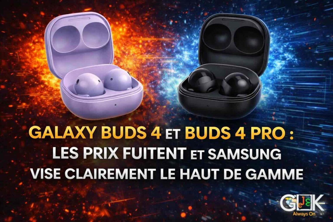 galaxy buds 4 et buds 4 pro jtgeek