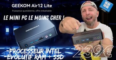 geekom air12 lite, le mini pc windows 11 pro le plus abordable et évolutif de 2024