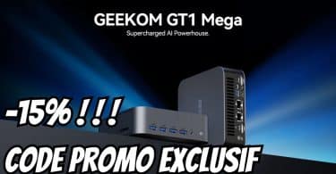 geekom gt1 mega , 15% sur ce mini pc windows puissant avec mon code promo exclusif !