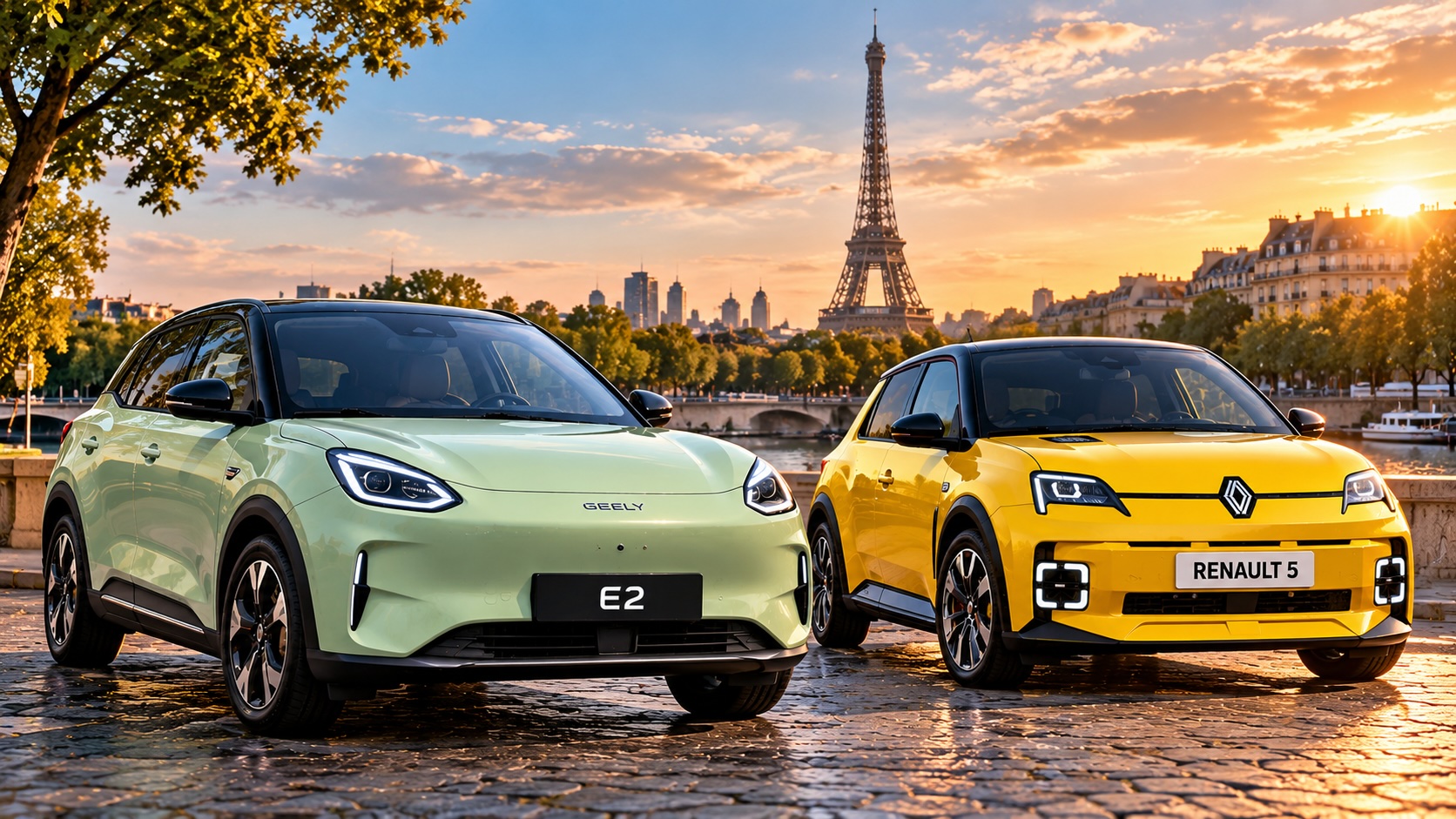 geely e2 à 20 990 € en france moins chère que la renault 5, mais le match réserve une surprise !