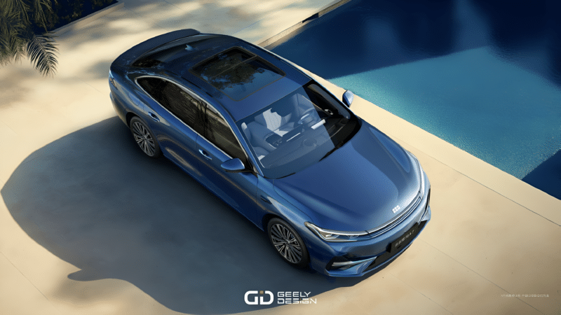 geely galaxy a7 phev dessus