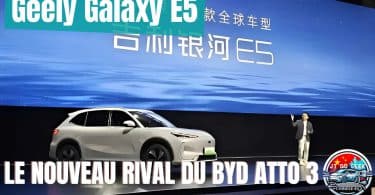 geely galaxy e5 ,le nouveau rival du byd atto 3 dévoilé