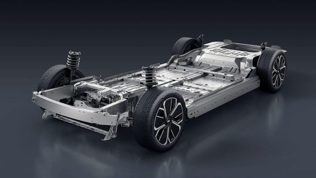 geely galaxy e8 chassis