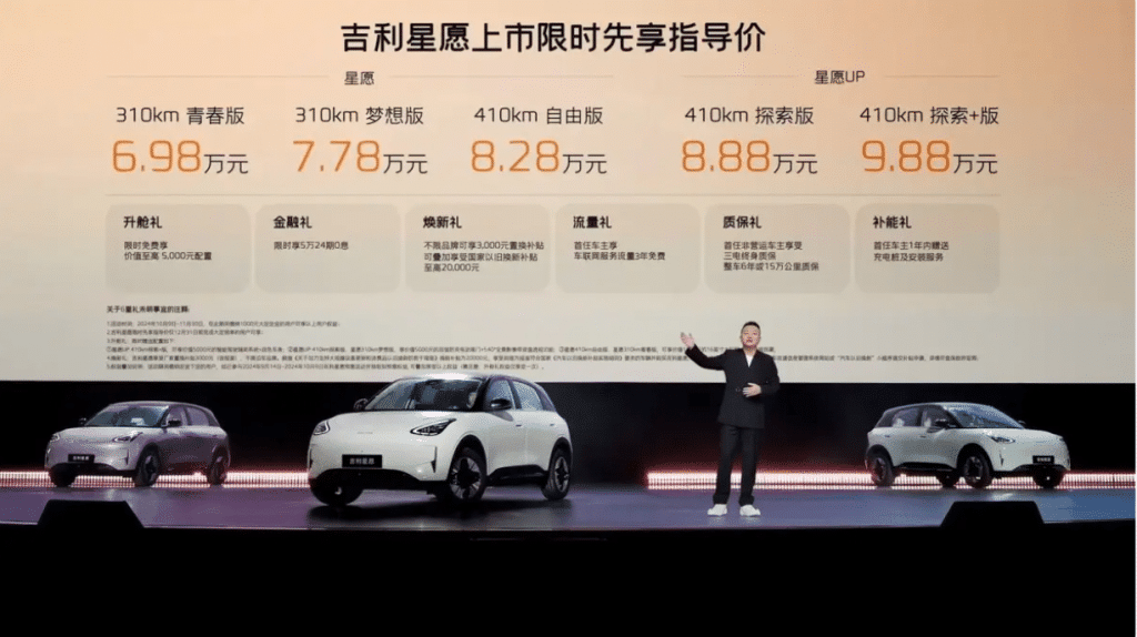 geely geome xingyuan prices