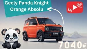 geely panda knight en orange absolu