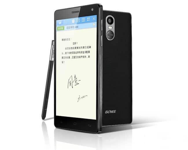 smartphone android professionnel gionee t1