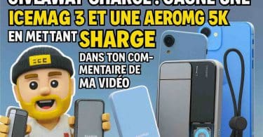 giveaway sharge gagne une icemag 3 et une aeromag 5k en mettant sharge dans ton commentaire de ma vidéo