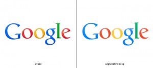 nouveau logo google 2013 au style applati