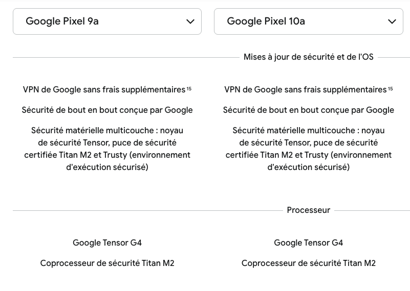 google pixel 10a vs 9a os