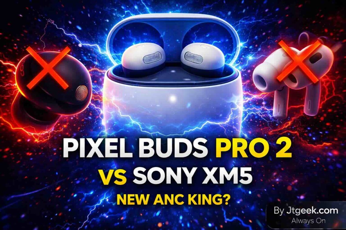 google pixel buds pro 2 face aux sony wf 1000xm5 by jtgeek