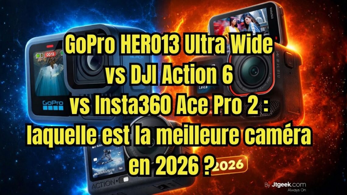 gopro hero13 ultra wide vs dji action 6 vs insta360 ace pro 2 ,laquelle est la meilleure caméra en 2026 ?