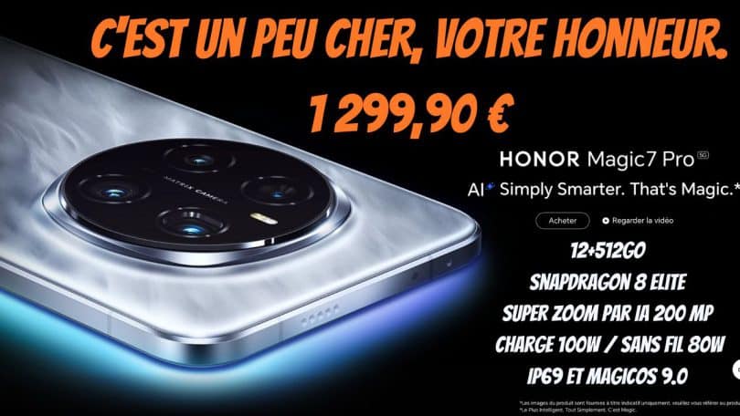 honor magic7 pro snapdragon 8 elite, ai et 200 mp – le flagship ultime à 1 299 €