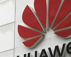 devanture huawei avec logo