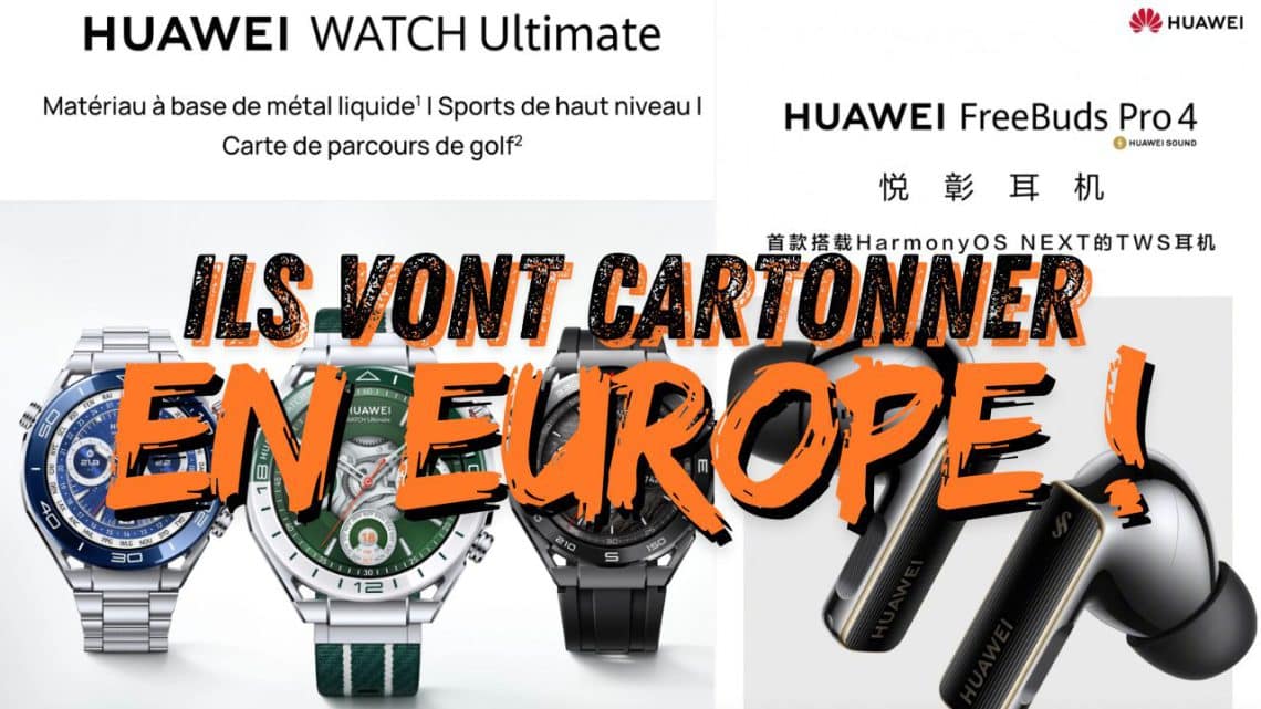 huawei watch ultimate sapphire et freebuds pro 4