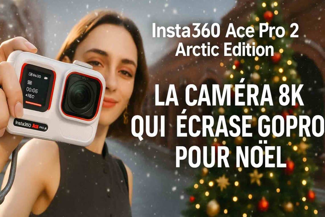 insta360 ace pro 2 arctic edition la caméra 8k qui écrase gopro pour noël