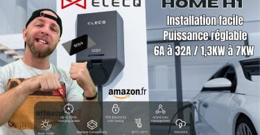 installation facile, puissance réglable , test & avis de cette borne ev 22kw – elecq home h1