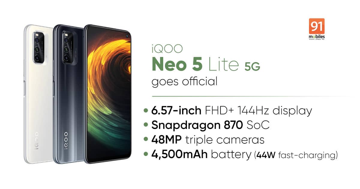 Vivo iqoo neo 5 lite обзор