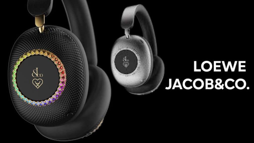 jacob & co. et loewe réinventent l’audio avec des casques incrustés de diamants à 6 chiffres