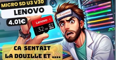 j'ai acheté et testé la carte micro sd lenovo 32gb u3 v30 100mb:s à 4,01€ sur aliexpress ,bon plan ou arnaque ?