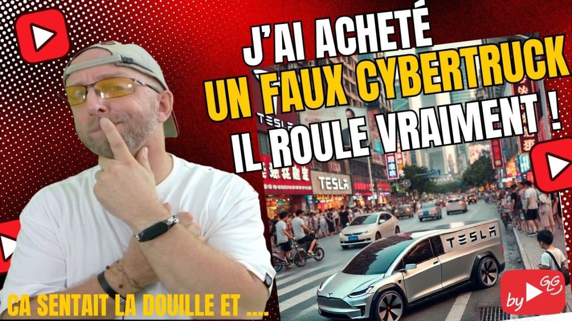 j'ai acheté un faux tesla cybertruck en chine, et oui... il roule vraiment !