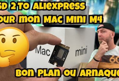 j’ai installé un ssd mini 2 to aliexpress sur mon mac mini m4 – test et performances