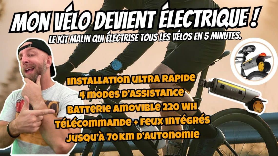 j’ai transformé le vélo de mon voisin en e bike avec le kit livall pikaboost 2 facile, puissant youtube