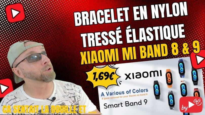 j'ai trouvé le meilleur bracelet pour mon xiaomi mi band 9 à seulement 1,69€ !