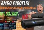 jmgo picoflix ,projecteur portable compact, hdr, netflix, google tv et autonomie de 4,5h – tout pour séduire