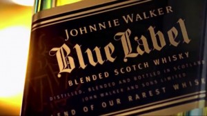 bouteille de scotch johnnie walker blue label