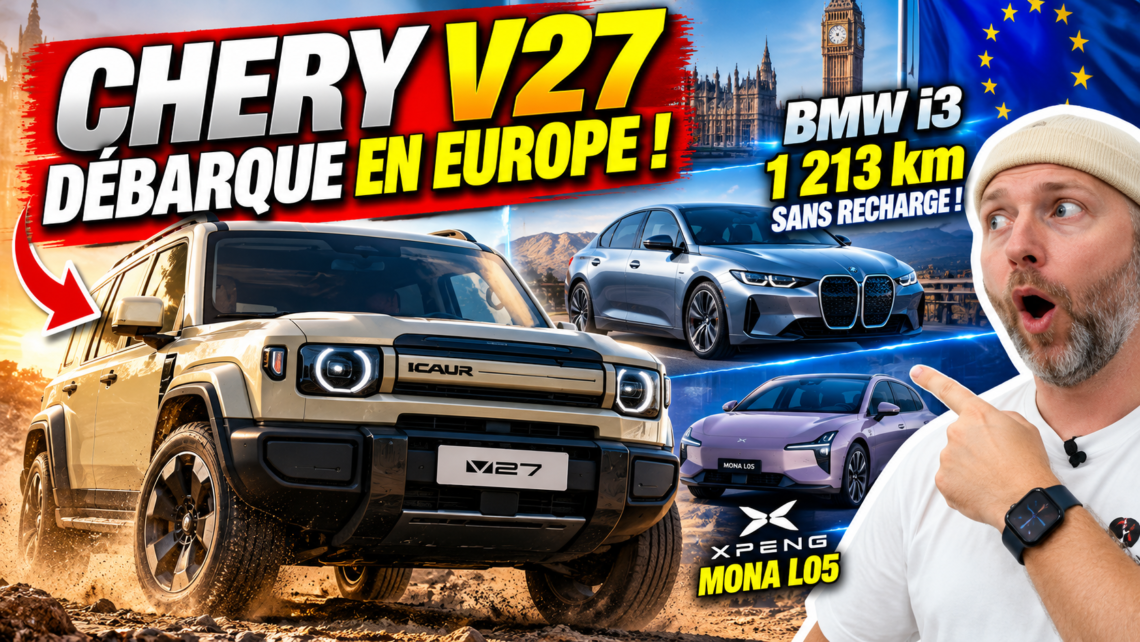 la chery v27 débarque en europe ! bmw i3 1 213 km sans recharge !