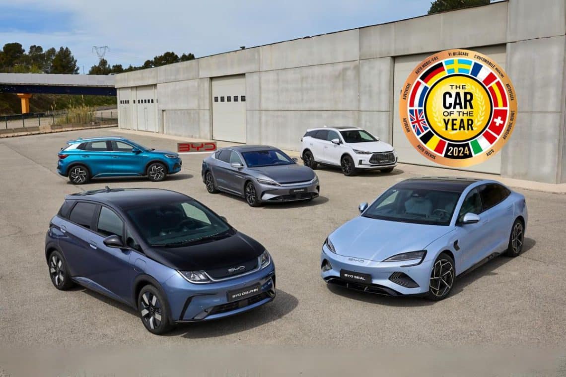 la percée chinoise dans la course au titre de voiture de l'année en europe 2024