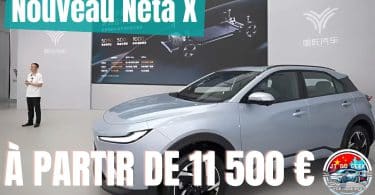 lancement du nouveau neta x ,prix à partir de 11 500 €