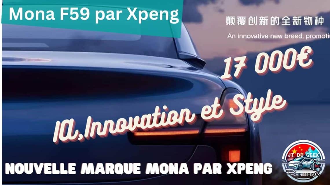 lancement imminent de la marque mona par xpeng, promettant innovation et style