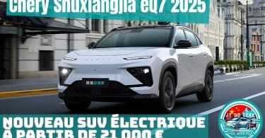 le chery shuxiangjia (eq7) 2025 débarque sur le marché chinois