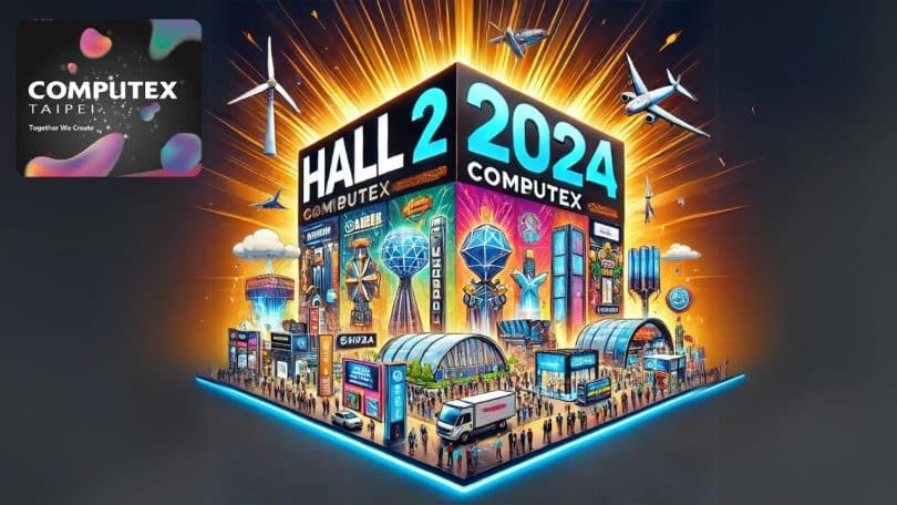 le hall 2 au computex 2024