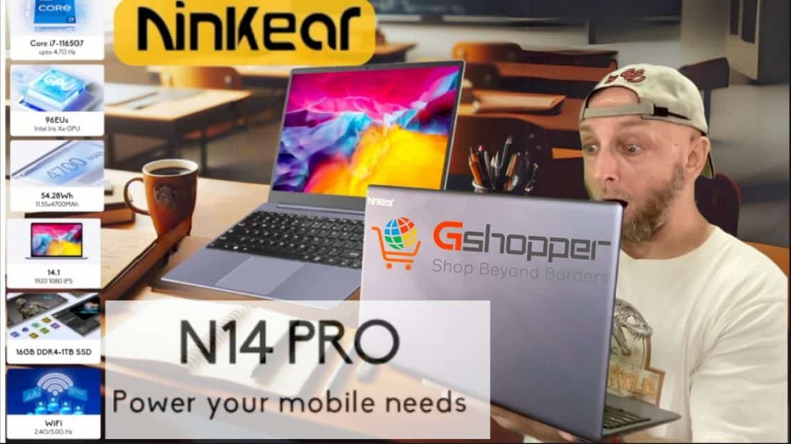 le meilleur pc portable windows pas cher et évolutif, le ninkear laptop n14 pro 14 ips fhd intel core i7 1165g7 16gb ram+1tb ssd