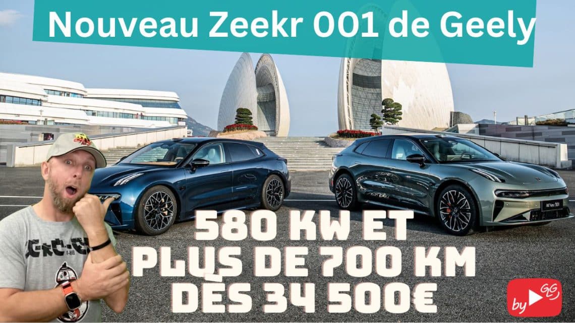 le nouveau zeekr 001 débarque en chine