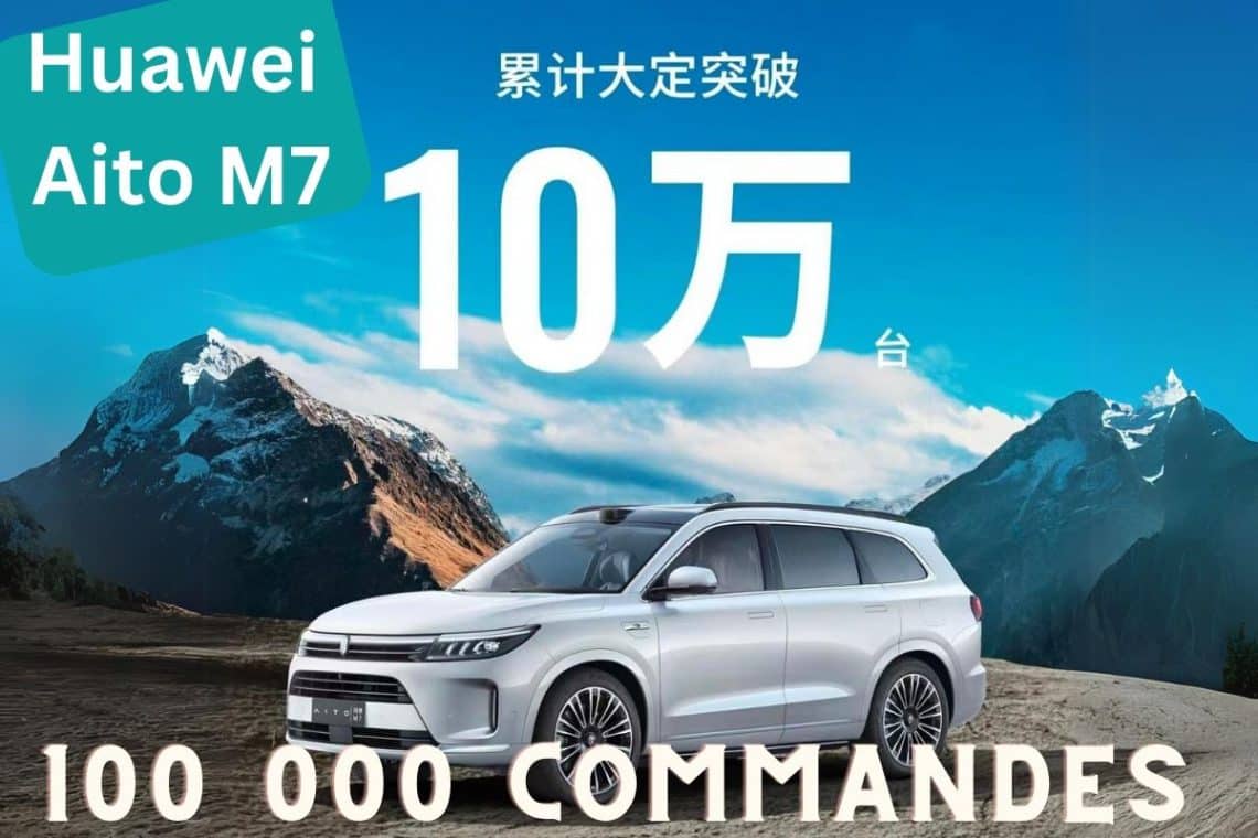 le suv aito m7 de huawei un succès retentissant avec 100 000 commandes en chine
