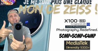 le vivo x100 , puissance et perfection avec amoled, zeiss 50+50+64mp, cpu 9300+, et charge 120w !