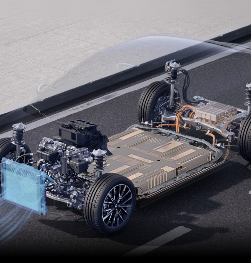 leapmotor b01 ev sedan chassis