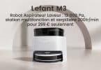 lefant m3 robot aspirateur laveur en promo
