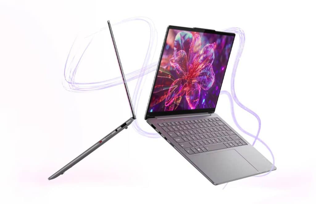 lenovo yoga slim 7i ultra aura edition design