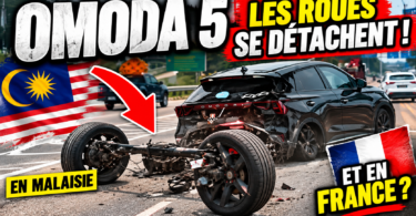 les roues détachées de l’omoda 5